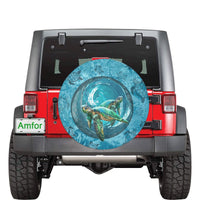 Turtle Tornado Spare Tire Cover AH Black - Polynesian Pride