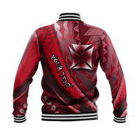 (Custom Personalised) Wallis et Futuna Baseball Jacket Artsy Style - Special LT9 - Polynesian Pride