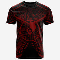 Yap T Shirt Yap Seal With Red Line Style Unisex Black - Polynesian Pride