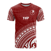 Yap All Over T Shirt Yap Flag Polynesian Tribal Red Version Unisex Yellow - Polynesian Pride