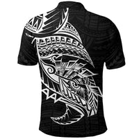 American Samoa Tattoo Polo Shirt Polynesian Style - Polynesian Pride