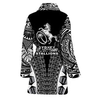 Fiji Rugby Bathrobe Sydney Nadroga Navosa Stallions Tapa Vibes LT8 - Polynesian Pride