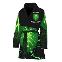 Fiji Nausori Rugby Bathrobe Simple Style LT8 One Size Green - Polynesian Pride