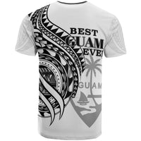 Guam T Shirt Black Color Polynesian Patterns Best Guam Ever - Polynesian Pride