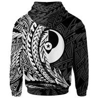 Yap State Hoodie White Wings Style - Polynesian Pride