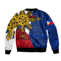 Filipino Bomber Jacket Tribal Flag Style LT6 - Polynesian Pride