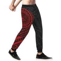 American Samoa 2nd Sweatpants (Red) A16 - Polynesian Pride