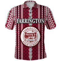 Hawaii Farrington High School Polo Shirt Simple Style LT8 - Polynesian Pride