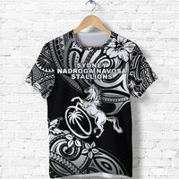 Fiji Rugby T Shirt Sydney Nadroga Navosa Stallions Unique Vibes Black LT8 - Polynesian Pride