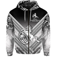Fiji Rugby Zip Hoodie Sydney Nadroga Navosa Stallions Creative Style Gradient Black LT8 - Polynesian Pride