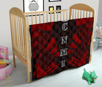 Northern Mariana Islands Premium Quilt - Northern Mariana Islands Seal Polynesian Red Tattoo - Polynesian Pride