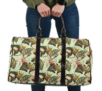 Hawaii Vintage Tropical Jungle Leaves Orchid Bird Hawaii Travel Bag Travel Bag One size Black - Polynesian Pride