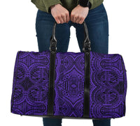 Polynesian Symmetry Violet Hawaii Travel Bag Travel Bag One size Violet - Polynesian Pride