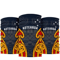 Maori Moko Bandana Aotearoa Silver Fern 1pcs package One Size - Polynesian Pride
