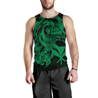 Polynesian Hawaii Men's Tank Top - Kanaka Maoli Green Turtle - Polynesian Pride