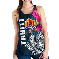 Tahiti Women's Racerback Tank - Tahiti Summer Vibes - Polynesian Pride