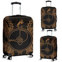 Yap Polynesian Luggage Covers Map Gold Gold - Polynesian Pride