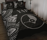 Yap Quilt Bed Set - Yap Flag Flash Version - Polynesian Pride