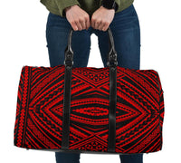 Polynesian Tatau Red Hawaii Travel Bag Travel Bag One size Red - Polynesian Pride