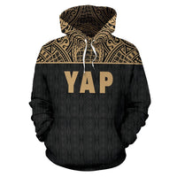 Yap All Over Hoodie Gold Version - Polynesian Pride