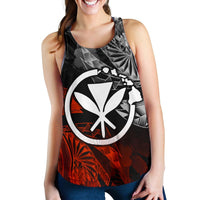 Polynesian Hawaii Kanaka Maoli Women's Racerback Tank - Vintage Polynesian Style - Polynesian Pride