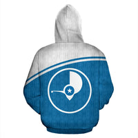 Yap All Over Hoodie Curve Version - Polynesian Pride