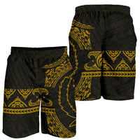 Pohnpei Polynesian All Over Print Men's Short - Brown Version - Polynesian Pride