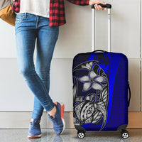Pohnpei Micronesian Luggage Covers Blue - Turtle With Hook - Polynesian Pride