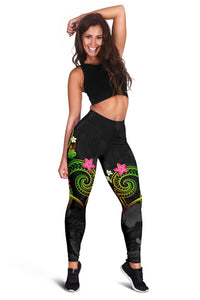 New Caledonia Polynesian Leggings - Legend of New Caledonia (Reggae) - Polynesian Pride