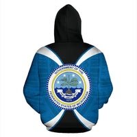 Yap All Over Zip up Hoodie Micronesia Impact Version - Polynesian Pride