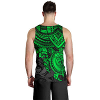 Pohnpei Polynesian Tank Top (Men) - Polynesian Green Turtle - Polynesian Pride