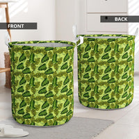 Tropical Green Hawaii Laundry Basket - Polynesian Pride