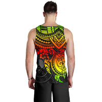 Yap Polynesian Tank Top (Men) - Reggae Turtle - Polynesian Pride