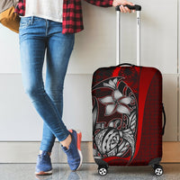 Pohnpei Micronesian Luggage Covers Red - Turtle With Hook - Polynesian Pride