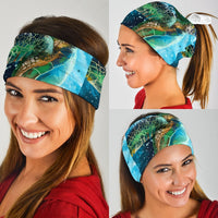 Hawaii Beach Sea Turtle Swimming Bandana 3 - Pack - Polynesian Pride