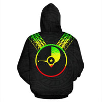 Yap All Over Hoodie Reggae Color Sailor Style - Polynesian Pride