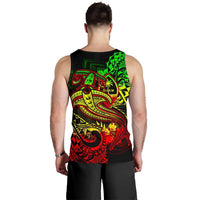 Guam Polynesian Men's Tank Top - Reggae Shark Polynesian Tattoo - Polynesian Pride