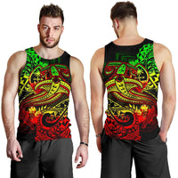 Guam Polynesian Men's Tank Top - Reggae Shark Polynesian Tattoo - Polynesian Pride