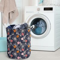 Tropical Grey Hawaii Laundry Basket - Polynesian Pride