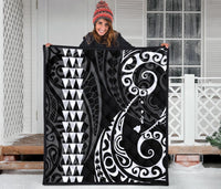 Hawaii Kakau White Polynesian Premium Quilt - Polynesian Pride