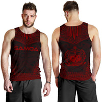 Samoa Men's Tank Top - Polynesian Chief Red Version - Polynesian Pride
