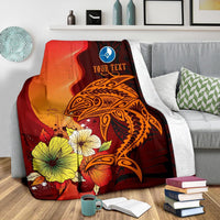 Yap Custom Personalised Premium Blankets - Tribal Tuna Fish - Polynesian Pride