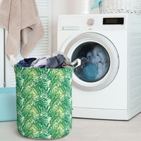 Tropical Leaves Jungle Monstera Leaf Hawaii Laundry Basket - Polynesian Pride