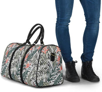 Tropical Palm Leaves And Flowers Hawaii Travel Bag - Polynesian Pride