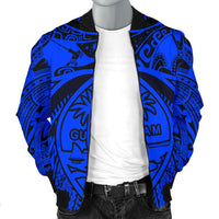 Polynesian Men's Bomber Jackets - Guam Flag, Seal with Maui Moana Tattoo - Polynesian Pride