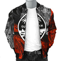 Guam Polynesian Men's Bomber - Vintage Polynesian - Polynesian Pride