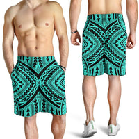 Polynesian Tradition Turquoise Men's Short - Polynesian Pride