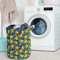 Tropical Pattern Mix Hawaii Laundry Basket AH - Polynesian Pride