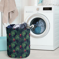 Tropical Monstera Leaf Green Hawaii Laundry Basket - Polynesian Pride