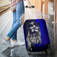 Yap Micronesian Luggage Covers Blue - Turtle With Hook - Polynesian Pride